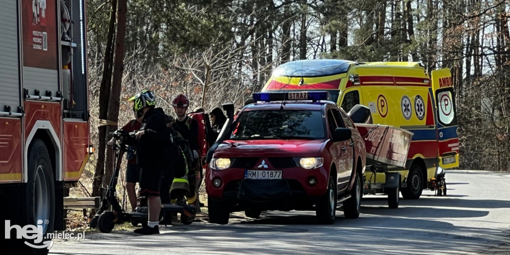 Blisko tragedii na Stawach Cyranowskich