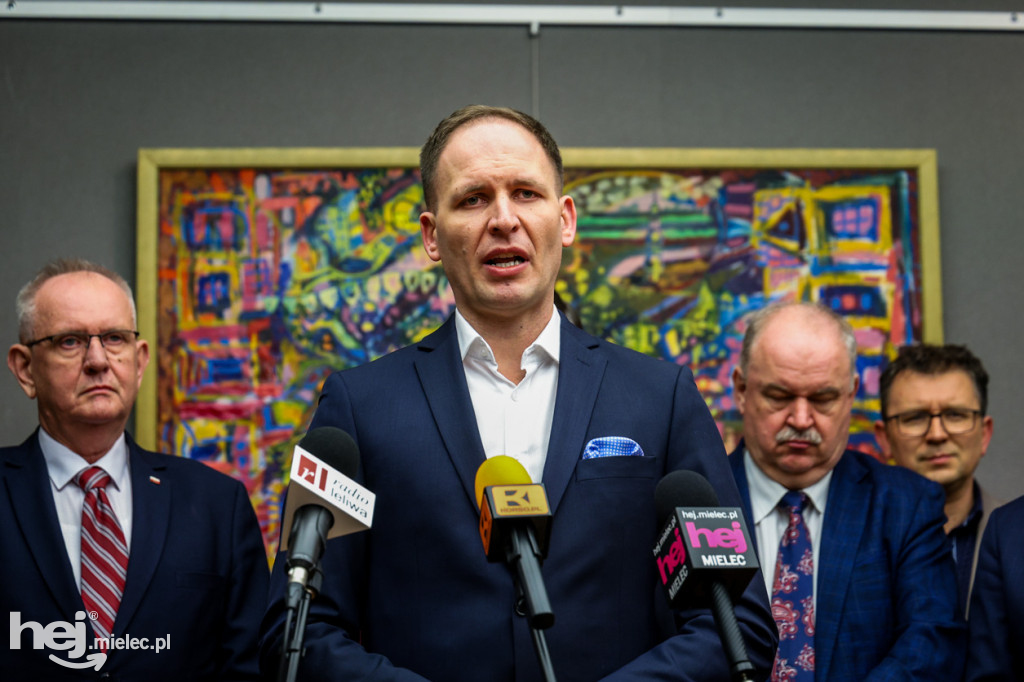 Poseł Marcin Horała w Mielcu