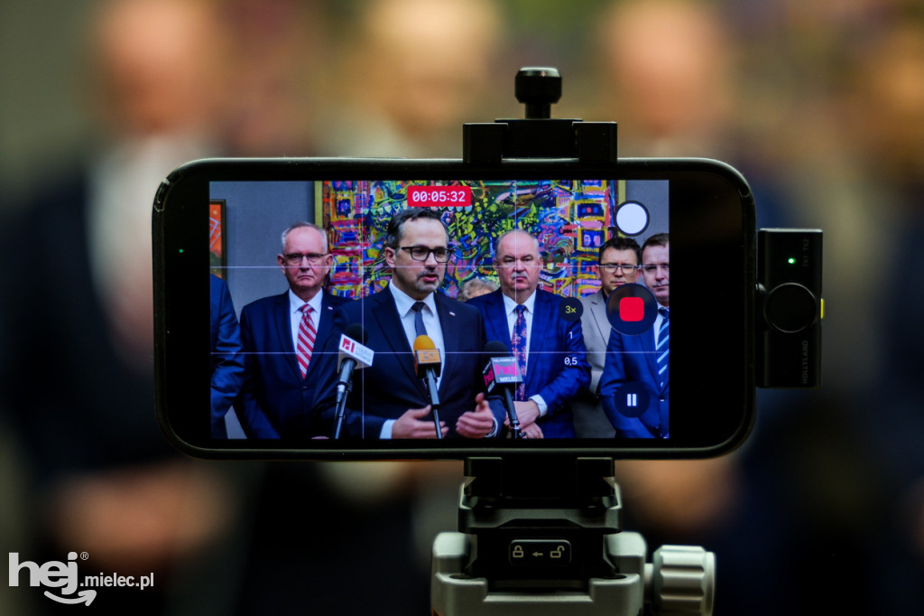 Poseł Marcin Horała w Mielcu