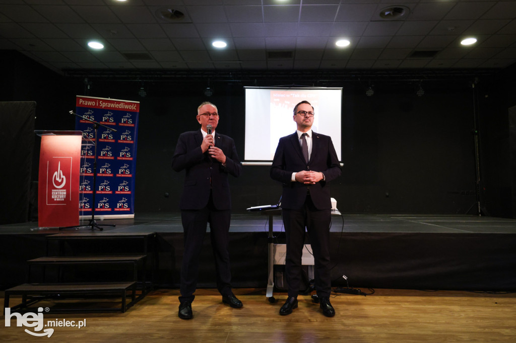 Poseł Marcin Horała w Mielcu