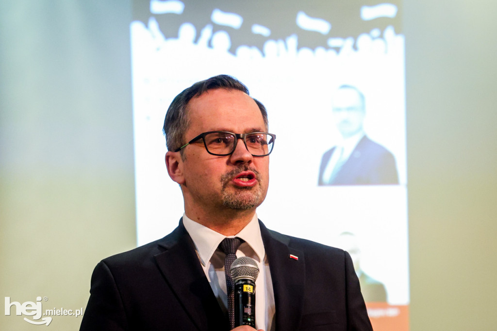 Poseł Marcin Horała w Mielcu