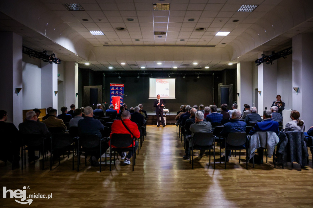 Poseł Marcin Horała w Mielcu