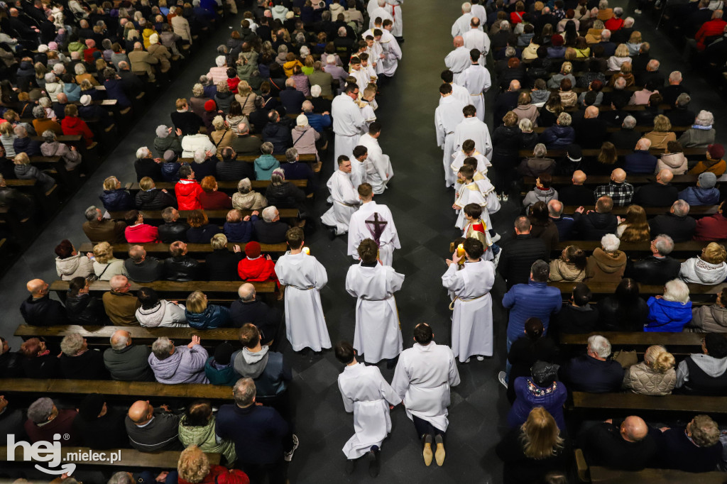 Wielki Czwartek w parafii Ducha Świętego w Mielcu