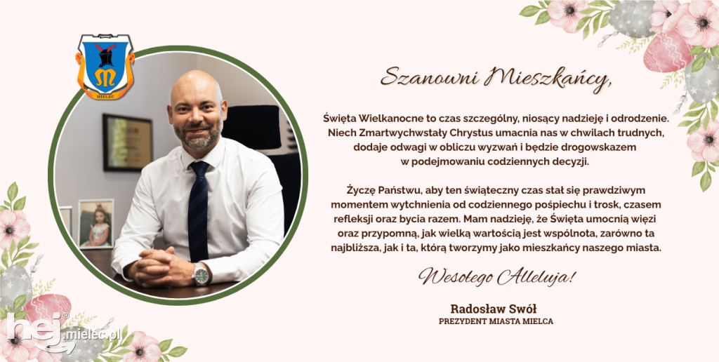 Wielkanocne życzenia dla mielczan! Sprawdź od kogo!