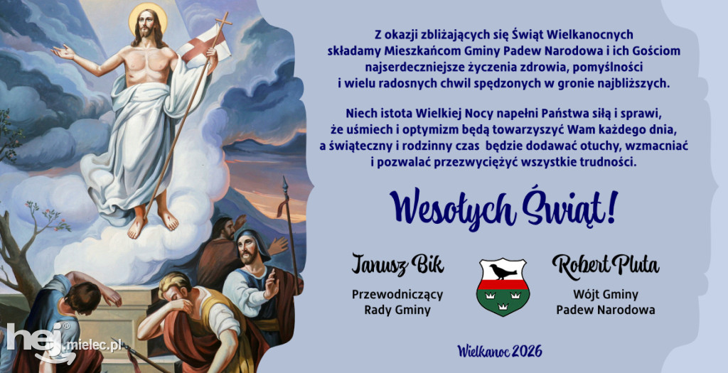 Wielkanocne życzenia dla mielczan! Sprawdź od kogo!