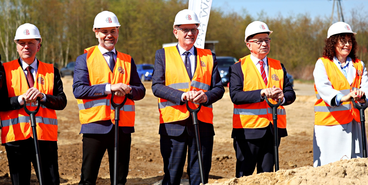 Teren budowy tzw. obwodnicy lotniskowej