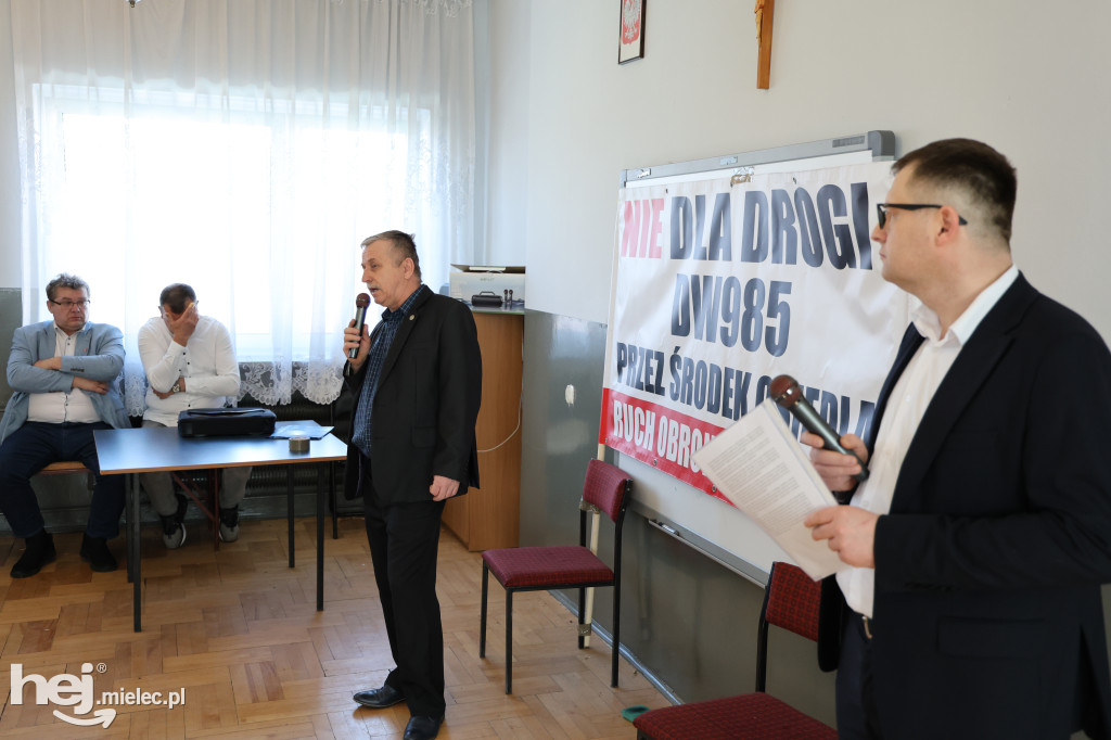Rzochów kontra nowa obwodnica Mielec-Dębica