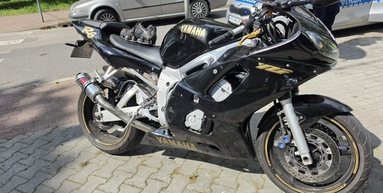 Wypadek z udziałem motocyklisty na ul. Kilińskiego w Mielcu