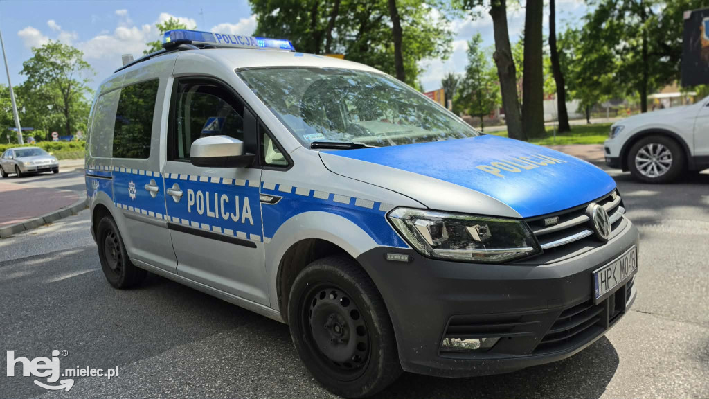 Wypadek z udziałem motocyklisty na ul. Kilińskiego w Mielcu