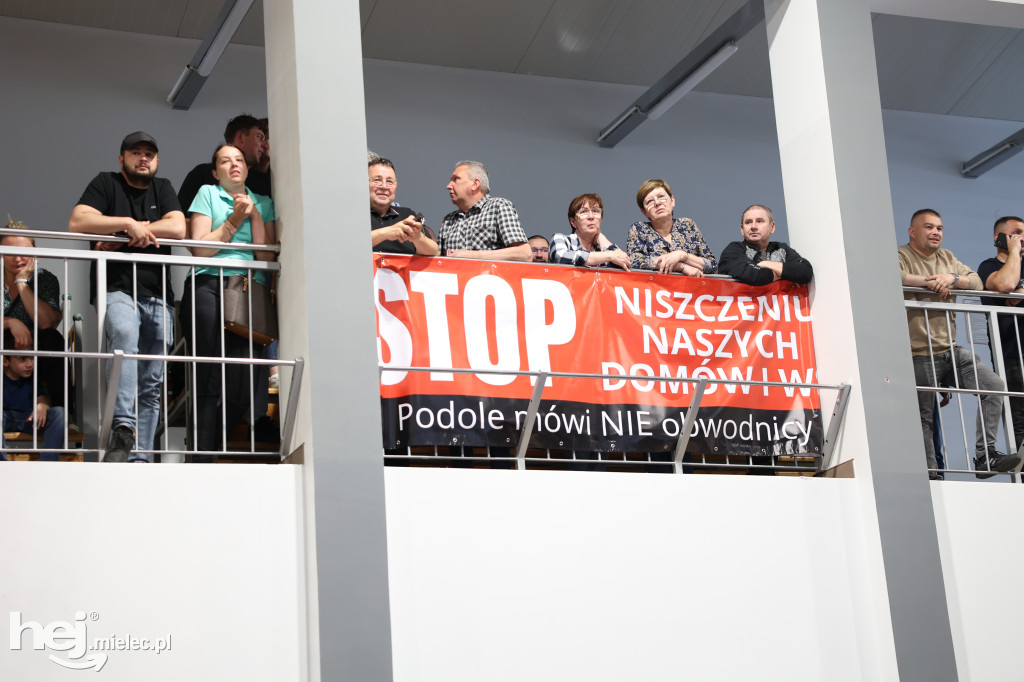 Spotkanie konsultacyjne w Przecławiu na temat drogi Mielec-Dębica