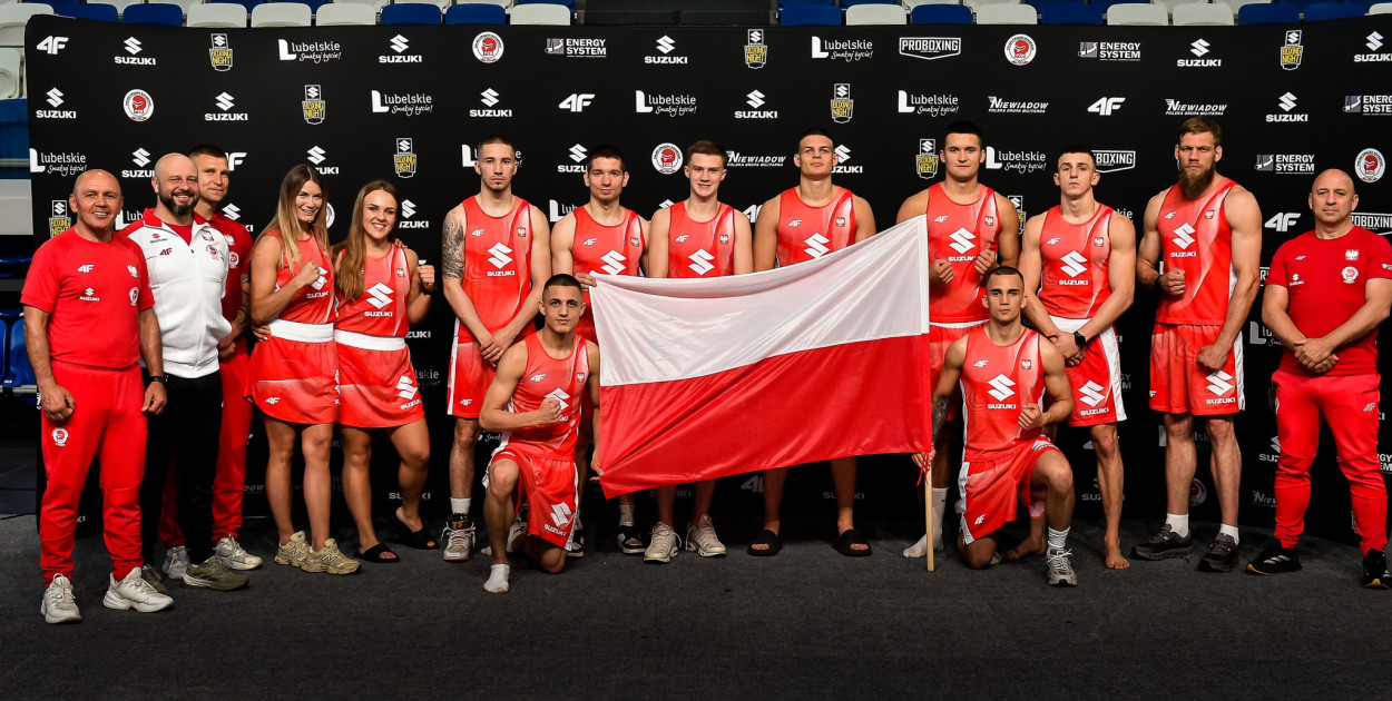 Ceremonia oficjalnego ważenia przed galą Suzuki Boxing Night 41