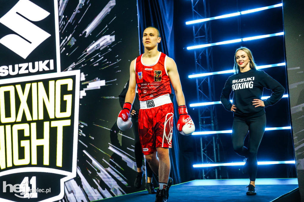 Jakub Pałka wygrał przed mielecką publicznością podczas Suzuki Boxing Night 41