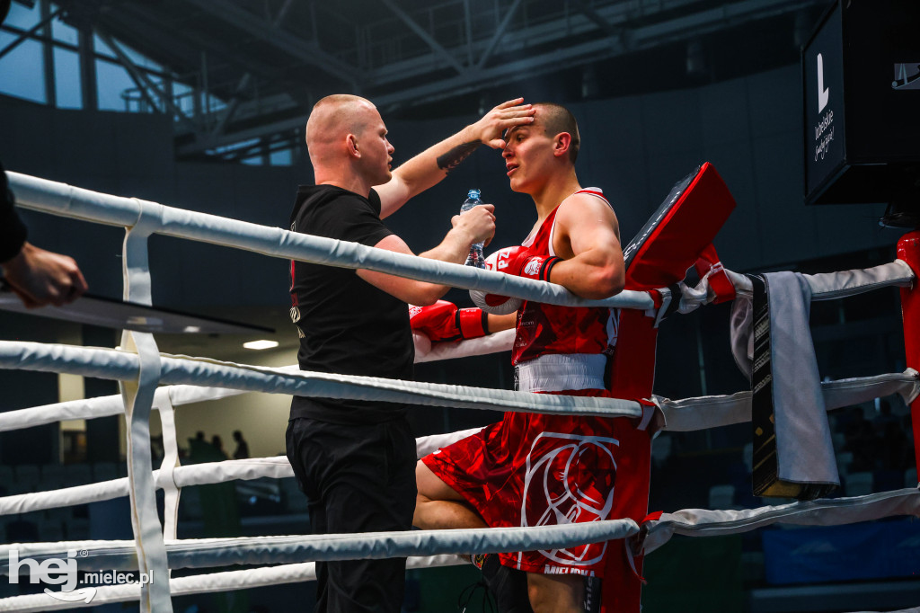 Jakub Pałka wygrał przed mielecką publicznością podczas Suzuki Boxing Night 41