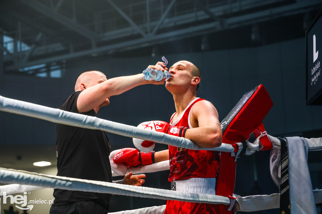 Jakub Pałka wygrał przed mielecką publicznością podczas Suzuki Boxing Night 41