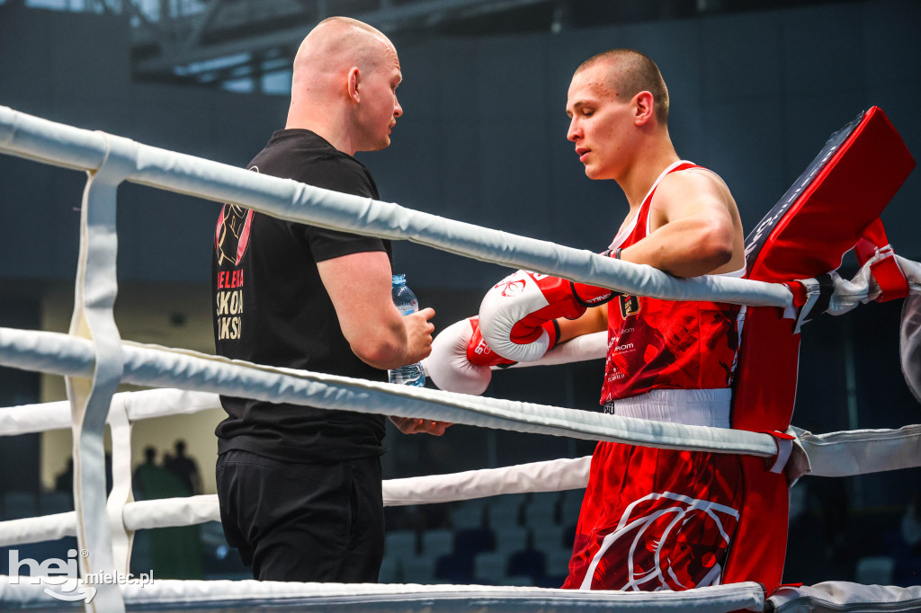 Jakub Pałka wygrał przed mielecką publicznością podczas Suzuki Boxing Night 41