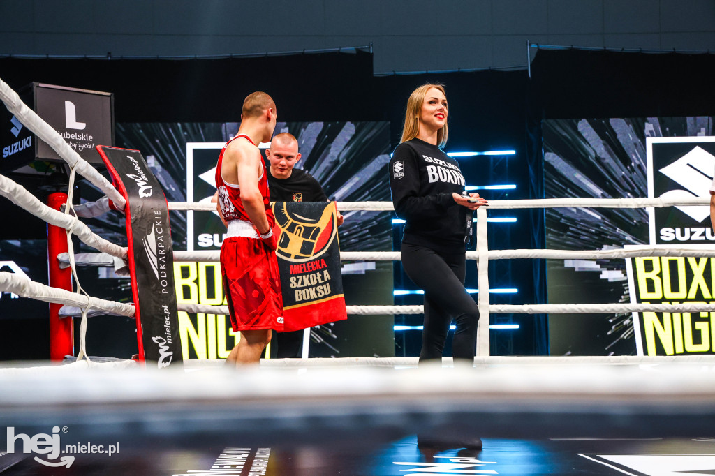 Jakub Pałka wygrał przed mielecką publicznością podczas Suzuki Boxing Night 41