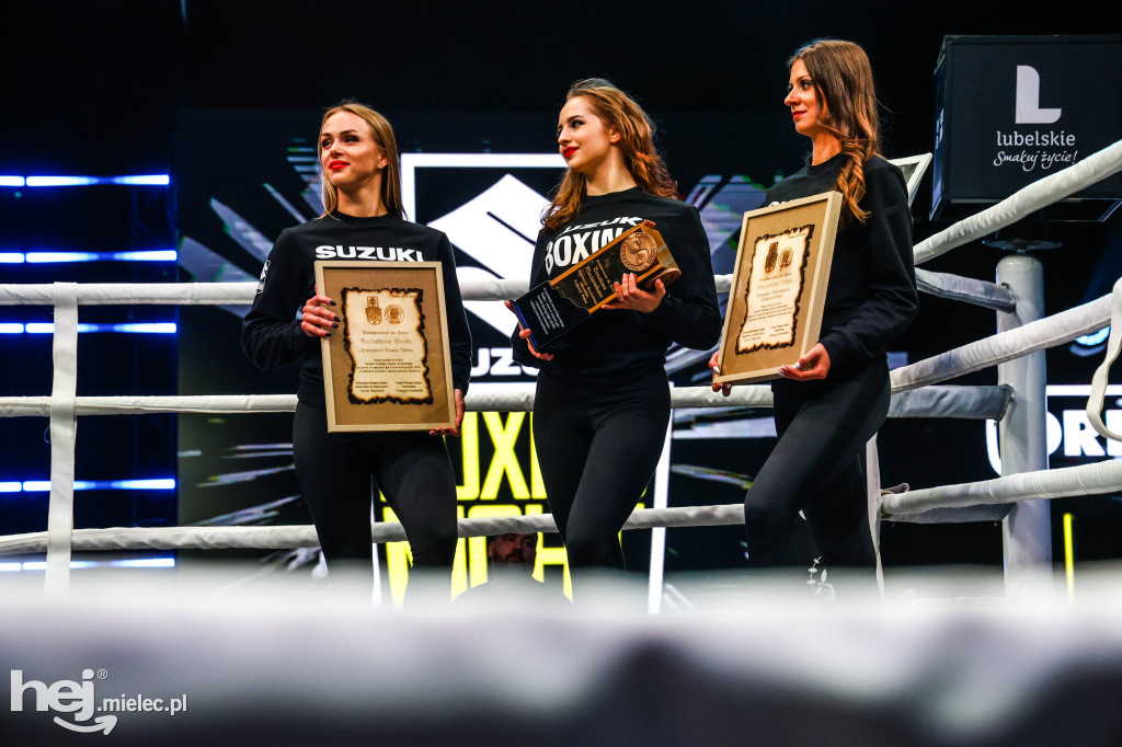 Jakub Pałka wygrał przed mielecką publicznością podczas Suzuki Boxing Night 41