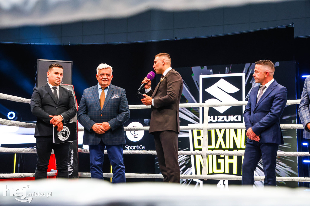 Jakub Pałka wygrał przed mielecką publicznością podczas Suzuki Boxing Night 41