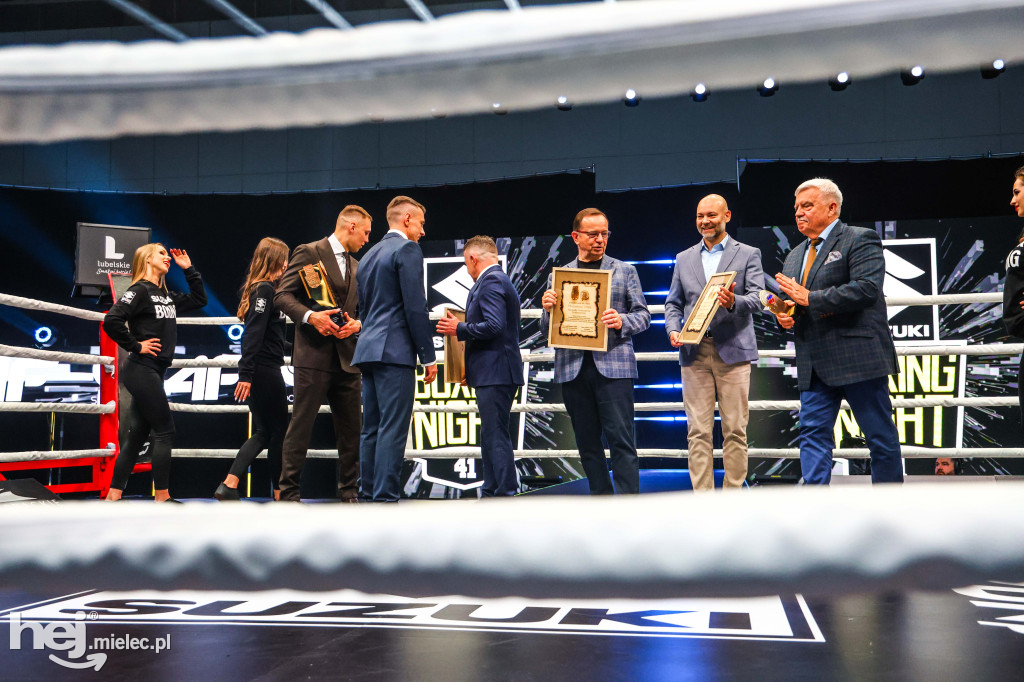 Jakub Pałka wygrał przed mielecką publicznością podczas Suzuki Boxing Night 41