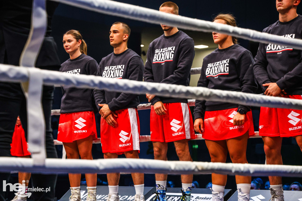 Jakub Pałka wygrał przed mielecką publicznością podczas Suzuki Boxing Night 41
