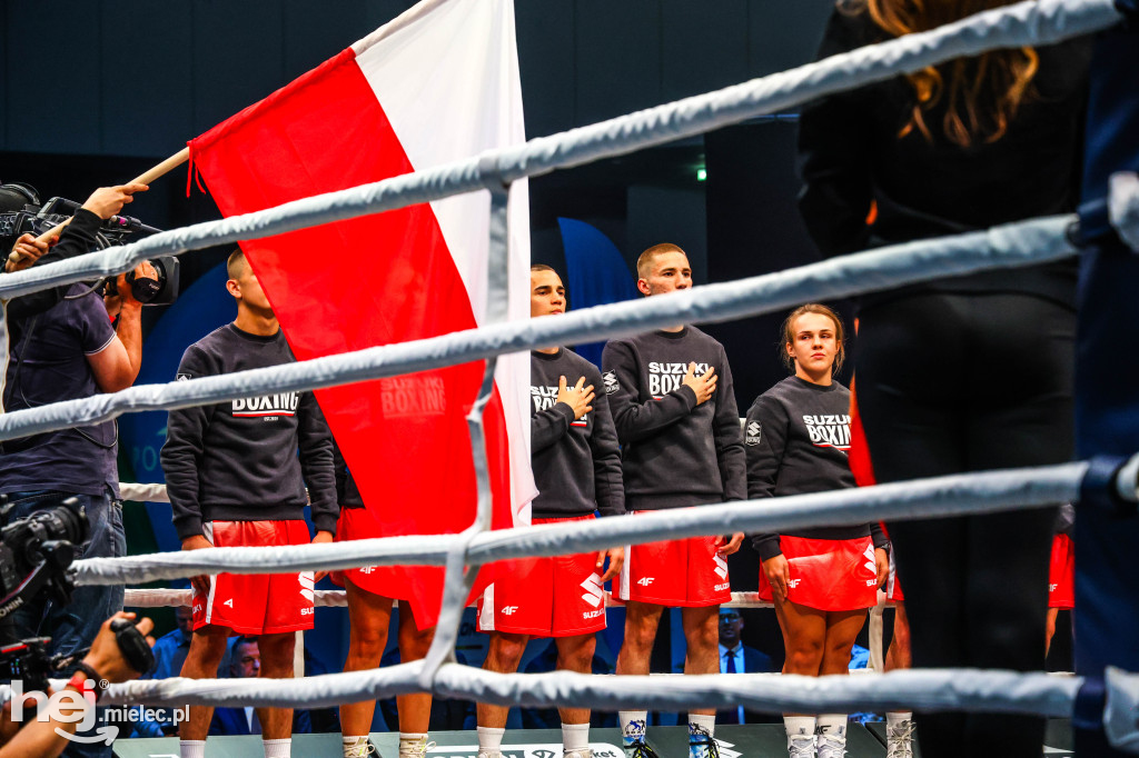 Jakub Pałka wygrał przed mielecką publicznością podczas Suzuki Boxing Night 41