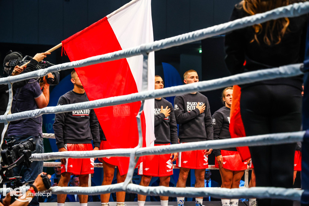 Jakub Pałka wygrał przed mielecką publicznością podczas Suzuki Boxing Night 41