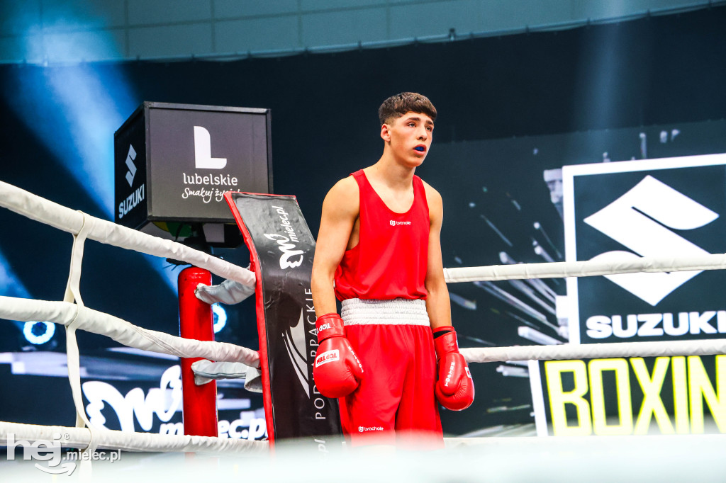Jakub Pałka wygrał przed mielecką publicznością podczas Suzuki Boxing Night 41