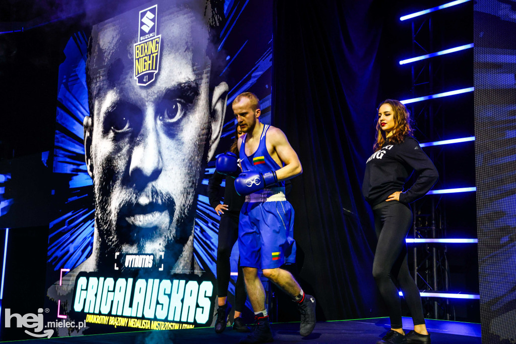 Jakub Pałka wygrał przed mielecką publicznością podczas Suzuki Boxing Night 41