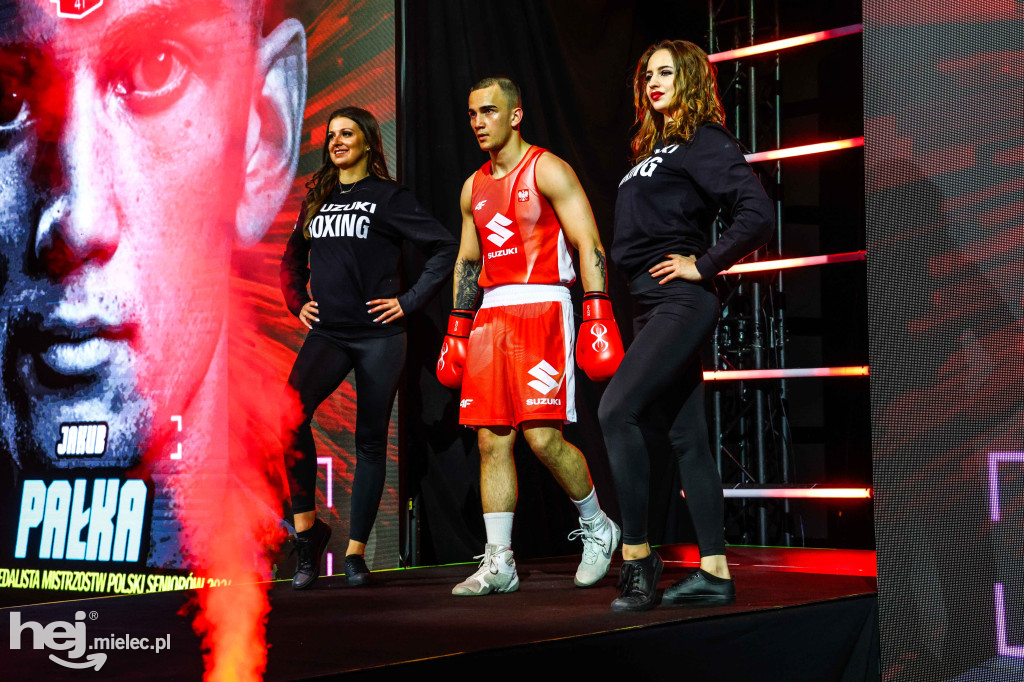 Jakub Pałka wygrał przed mielecką publicznością podczas Suzuki Boxing Night 41