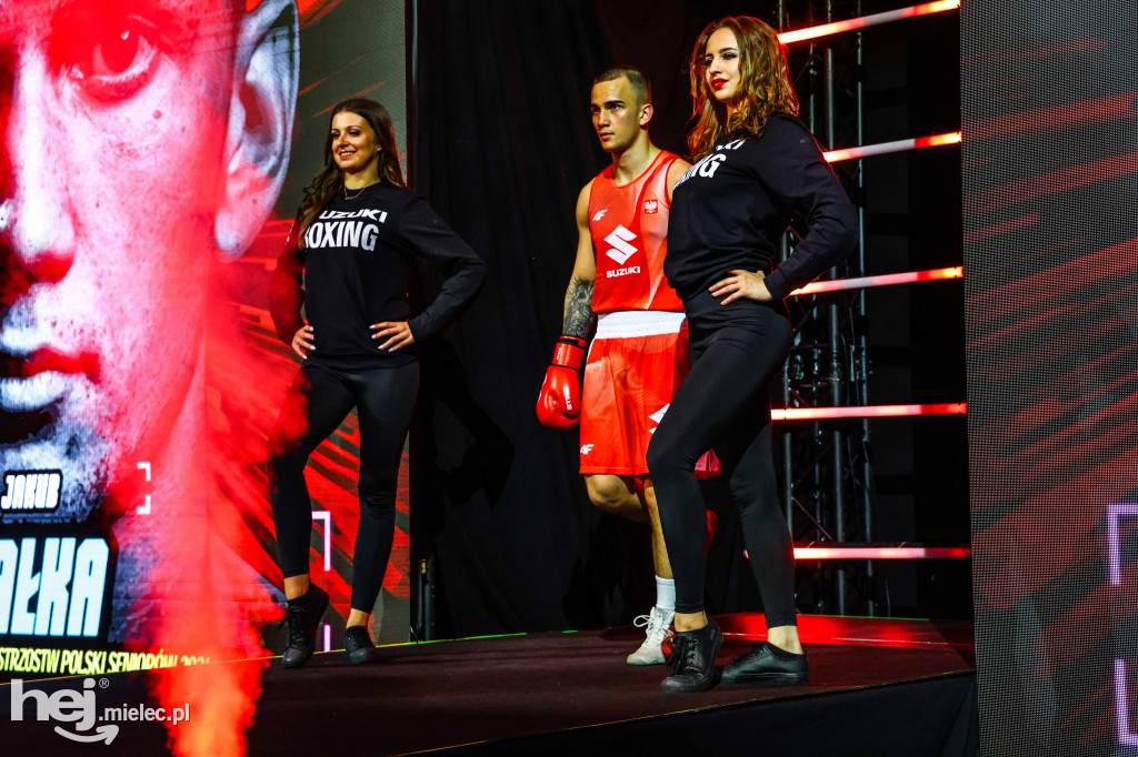 Jakub Pałka wygrał przed mielecką publicznością podczas Suzuki Boxing Night 41