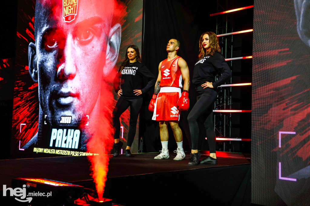 Jakub Pałka wygrał przed mielecką publicznością podczas Suzuki Boxing Night 41