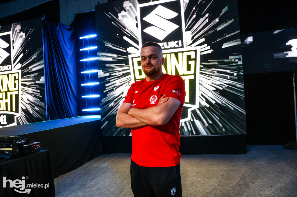 Jakub Pałka wygrał przed mielecką publicznością podczas Suzuki Boxing Night 41