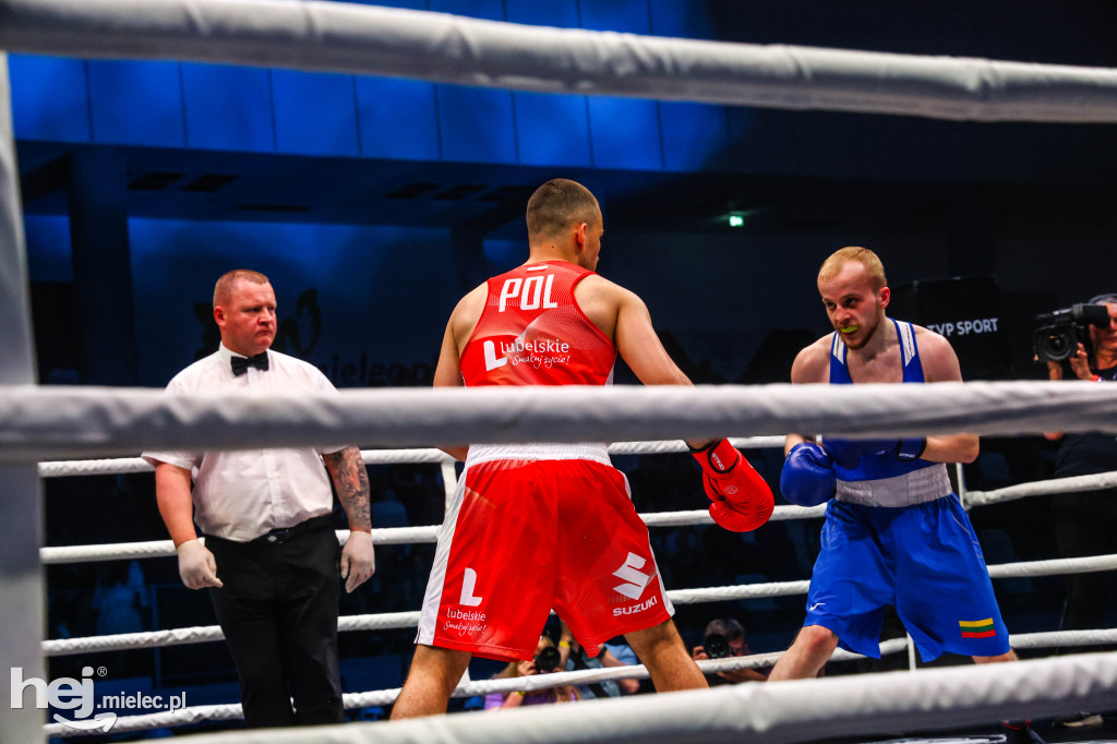 Jakub Pałka wygrał przed mielecką publicznością podczas Suzuki Boxing Night 41
