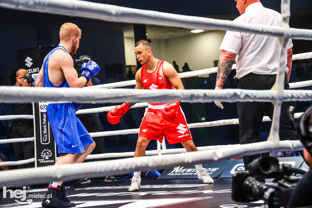 Jakub Pałka wygrał przed mielecką publicznością podczas Suzuki Boxing Night 41