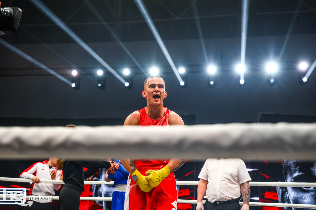 Jakub Pałka wygrał przed mielecką publicznością podczas Suzuki Boxing Night 41