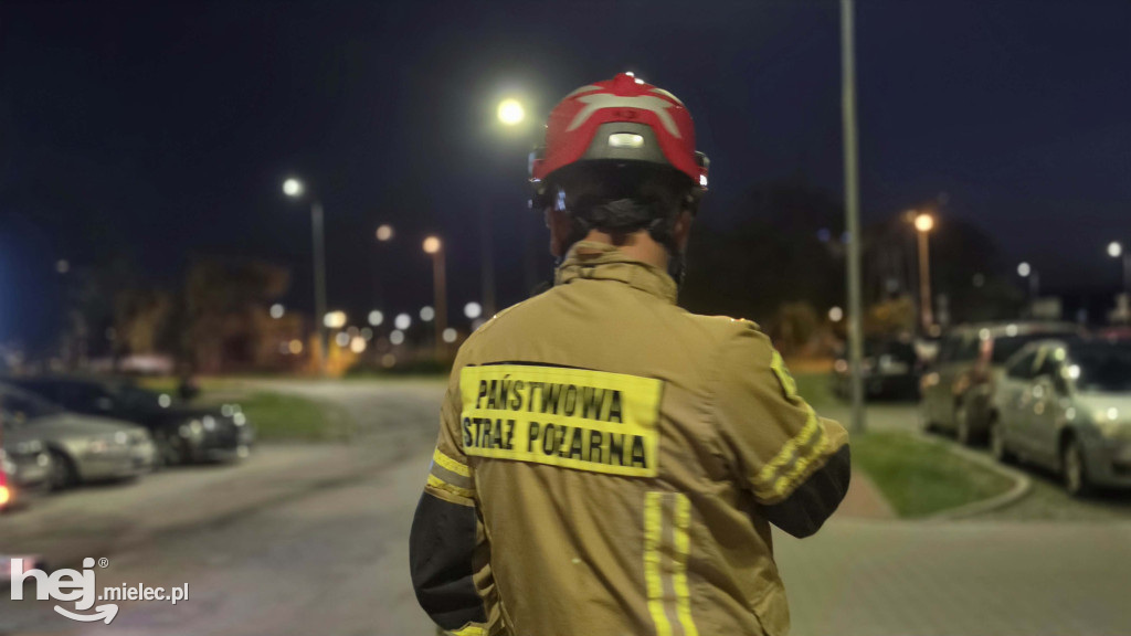 Trwa usuwanie rozległej plamy na ulicach Mielca