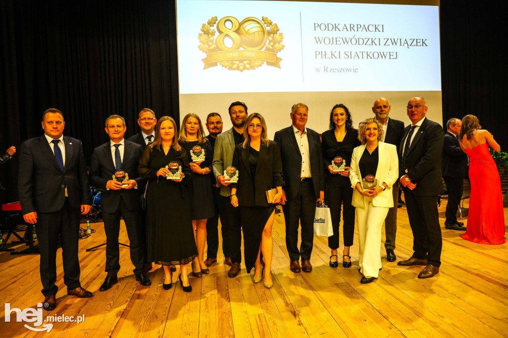 Mieleckie akcenty podczas gali 80-lecia podkarpackiej siatkówki