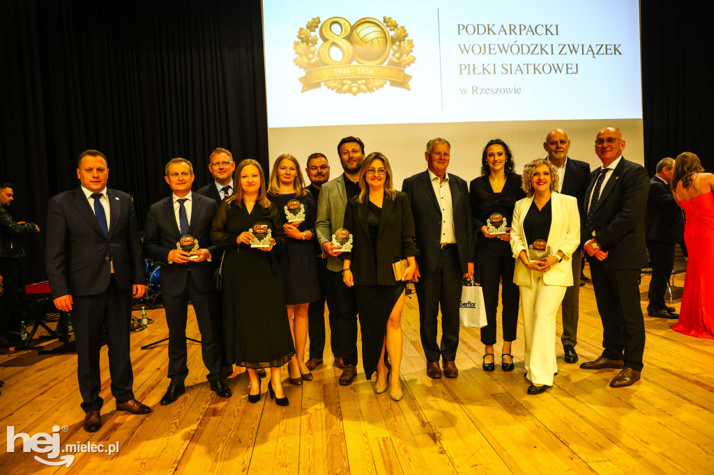 Mieleckie akcenty podczas gali 80-lecia podkarpackiej siatkówki
