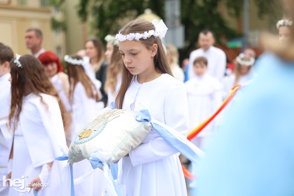 Procesja Parafii pw. Matki Bożej Nieustającej Pomocy w Mielcu