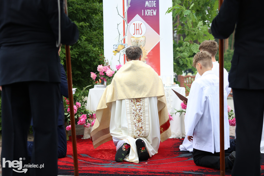Boże Ciało w parafii Borki Nizińskie