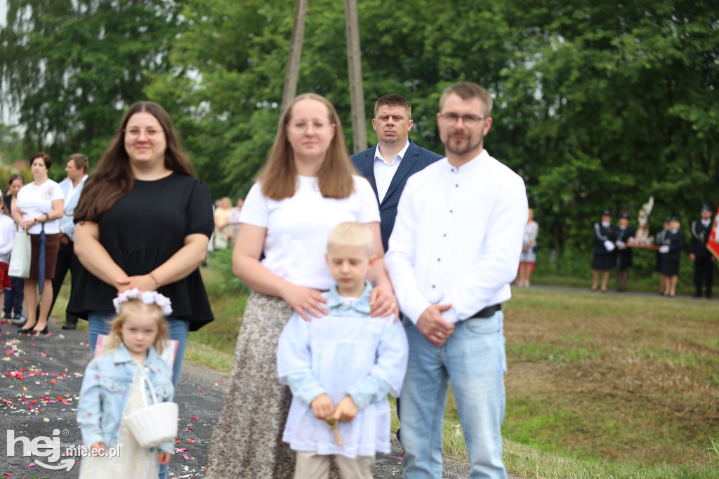 Boże Ciało w parafii Borki Nizińskie