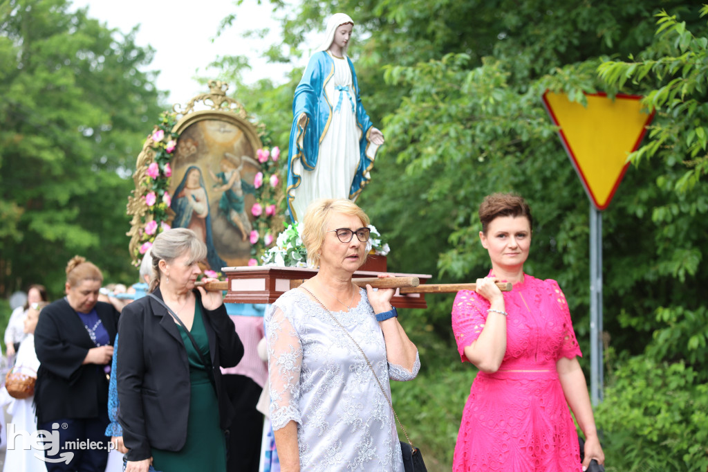 Boże Ciało w parafii Borki Nizińskie