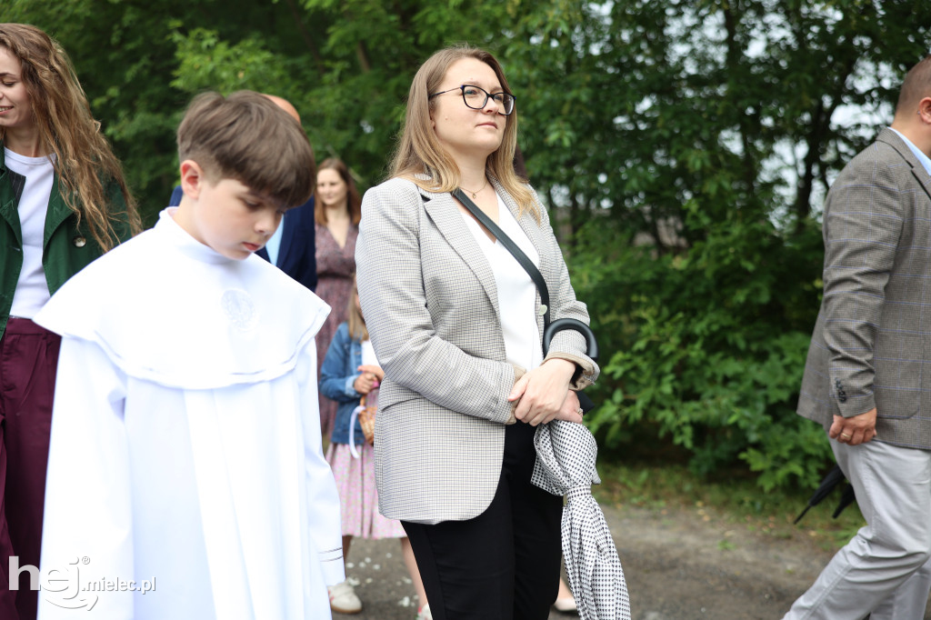 Boże Ciało w parafii Borki Nizińskie