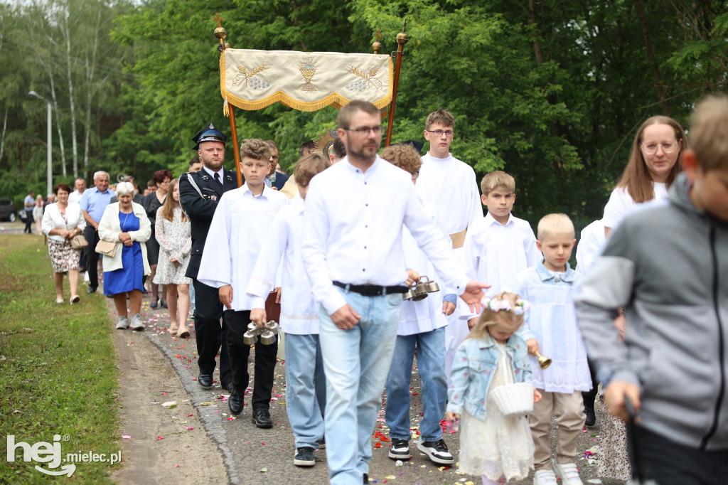 Boże Ciało w parafii Borki Nizińskie