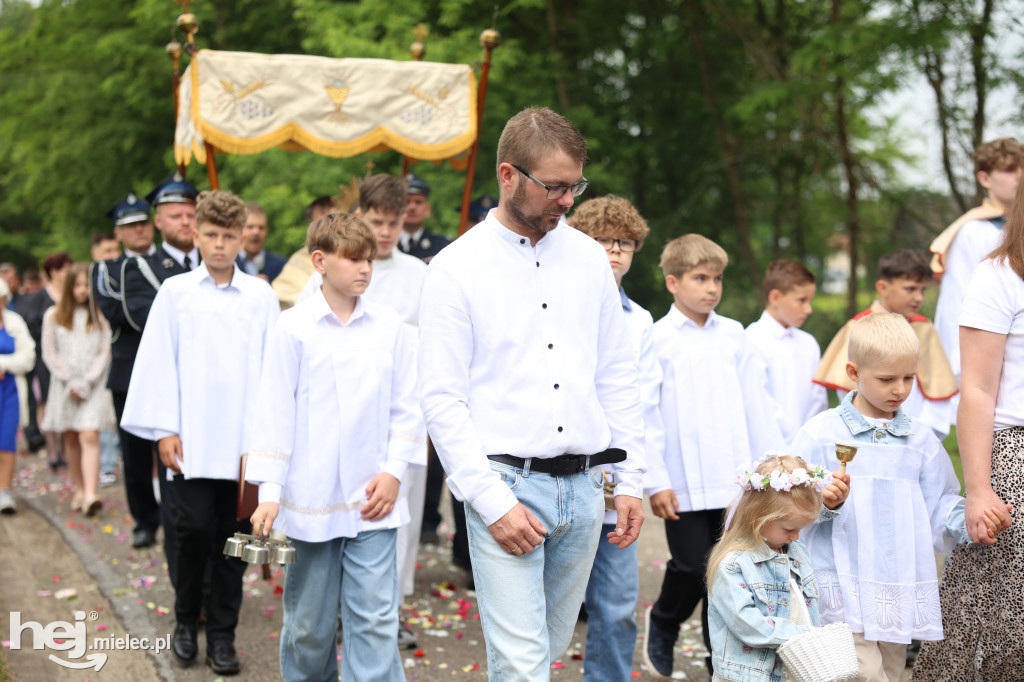 Boże Ciało w parafii Borki Nizińskie