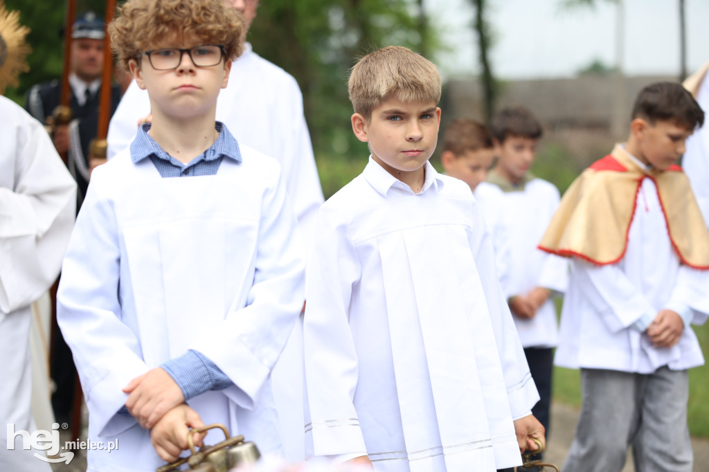 Boże Ciało w parafii Borki Nizińskie