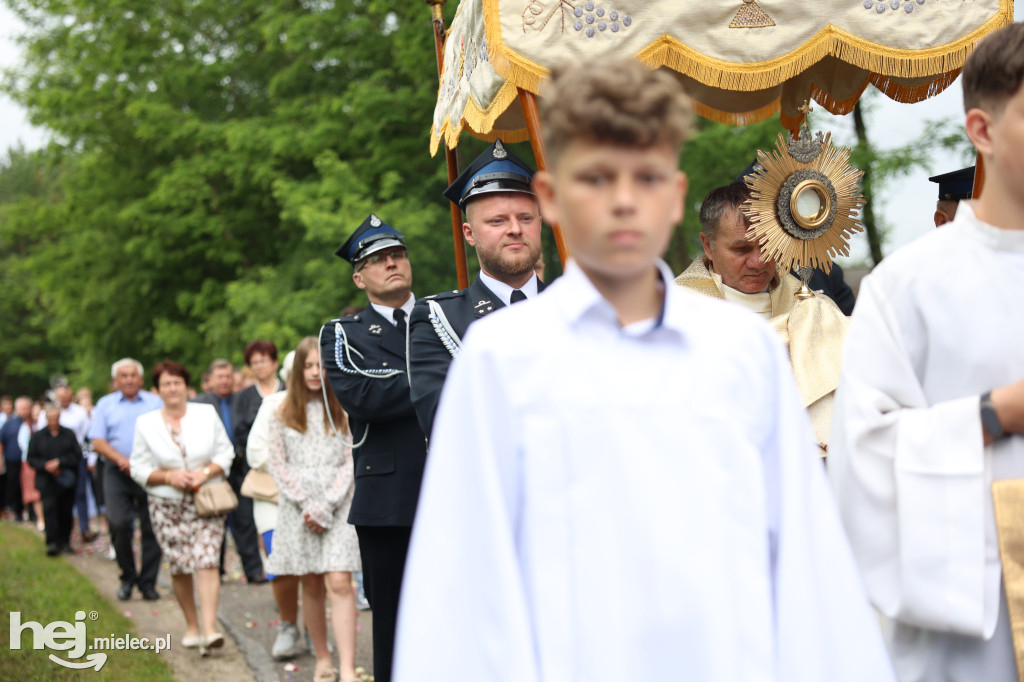 Boże Ciało w parafii Borki Nizińskie