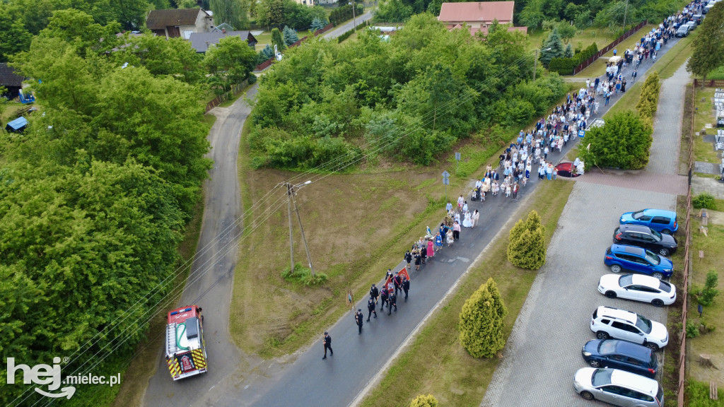 Boże Ciało w parafii Borki Nizińskie