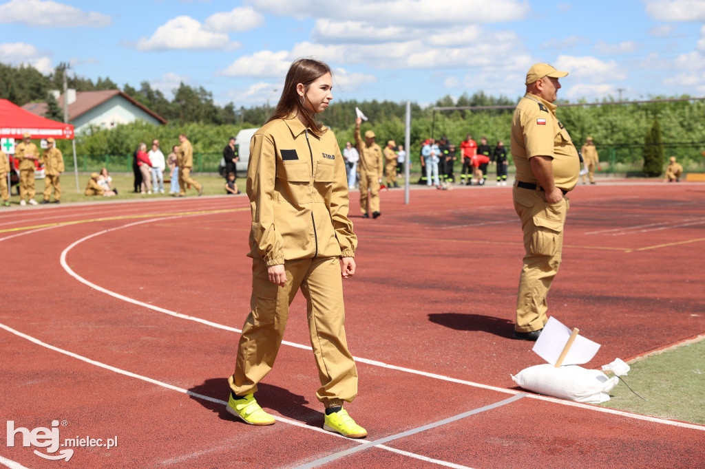 Gminne Zawody Sportowo-Pożarnicze Młodzieżowych Drużyn Pożarniczych z gminy Tuszów Narodowy.