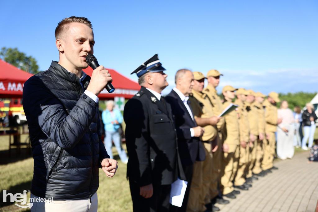 Gminne Zawody Sportowo-Pożarnicze Młodzieżowych Drużyn Pożarniczych z gminy Tuszów Narodowy.